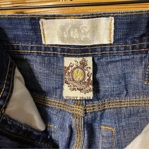 Rich kids Blue Relaxed Fit Jeans with Classic Style 38x34 streetwear - Picture 3 of 9